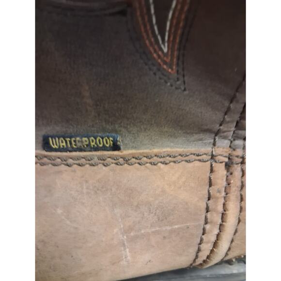Laredo Western Cowboy Waterproof Boots Men SZ 12ew Cheyenne 68112 Leather Hammer main image 5